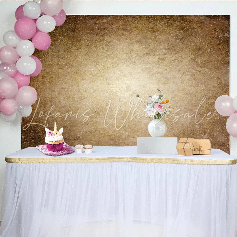 Lofaris Brown Fine Art Backdrop Abstract Painted Canvas Style Photography Background