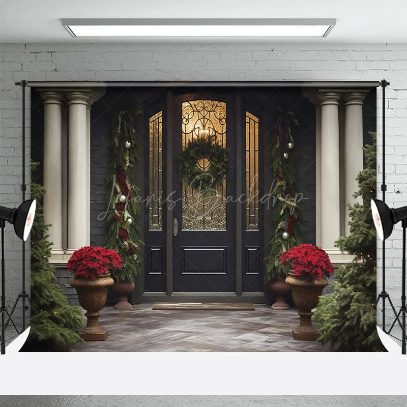 Lofaris Christmas Vibe Villa Decoration Holiday Backdrop