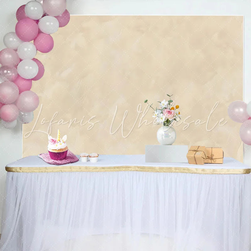 Lofaris Cream Ivory Abstract Textured Backdrop Neutral Plaster Photography Background Professional Studio Prop
