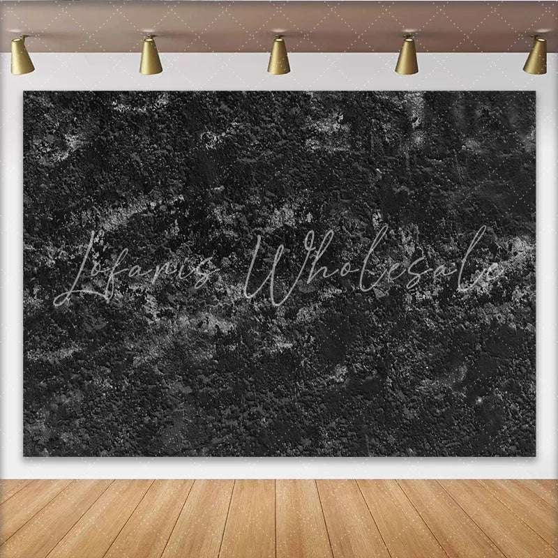 Lofaris Dark Grey Stone Texture Backdrop Black Abstract Grunge Photography Background Moody Portrait Studio Prop