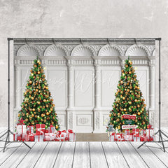 Lofaris Delicate Relief Wall Tree Gift Christmas Backdrop