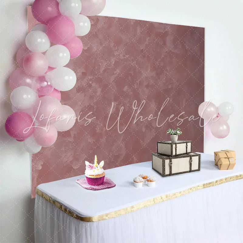 Lofaris Dusty Rose Abstract Textured Backdrop Pink Plaster Photography Background Professional Studio Prop