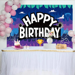 Lofaris Gamer Battle Zone Birthday Backdrop Video Game Controller Trophy Party Decoration Parachute Action Photo Background
