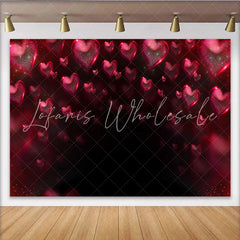Lofaris Glowing Heart Arc Backdrop Valentine’s Day Luxury Photography Background