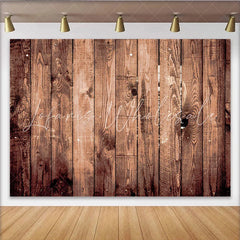 Lofaris Heart Knot Wood Backdrop Rustic Brown Timber Plank Photography Background