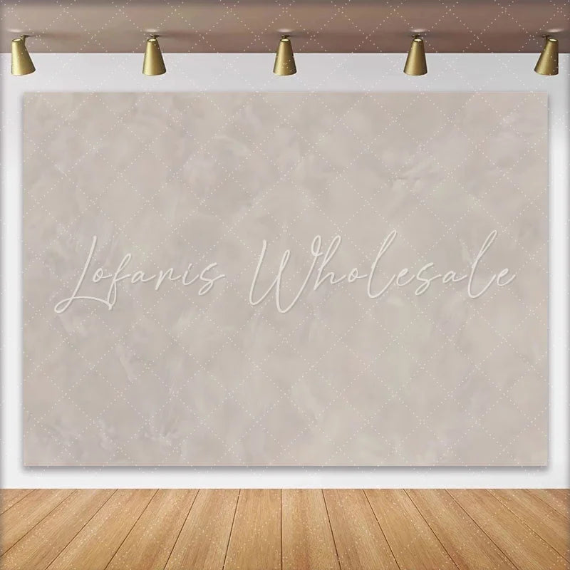 Lofaris Light Beige Abstract Textured Backdrop Soft Plaster Photography Background Professional Studio Prop