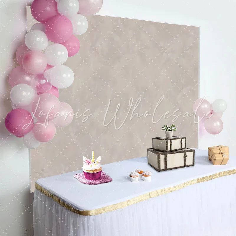 Lofaris Light Beige Abstract Textured Backdrop Soft Plaster Photography Background Professional Studio Prop
