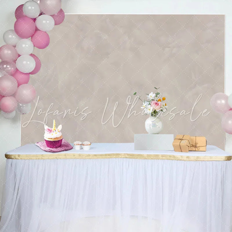 Lofaris Light Beige Abstract Textured Backdrop Soft Plaster Photography Background Professional Studio Prop