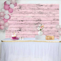 Lofaris Light Pink Weathered Wood Planks Backdrop Rustic Pastel Timber Photography Background