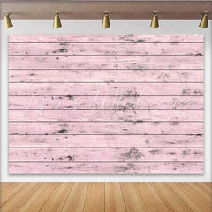 Lofaris Light Pink Weathered Wood Planks Backdrop Rustic Pastel Timber Photography Background
