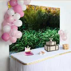 Lofaris Lush Green Aquatic Plant Photography Backdrop Natural Underwater Studio Background for Professional Photoshoot