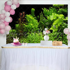 Lofaris Lush Green Aquatic Plant Photography Backdrop with Small Fish Vibrant Nature Background for Studio Photoshoot