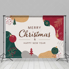 Lofaris Merry Christmas Vibe And Happy New Year Backdrop