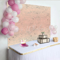 Lofaris Peach Pink Scratched Texture Backdrop Abstract Vintage Wall Photography Background Soft Portrait Prop