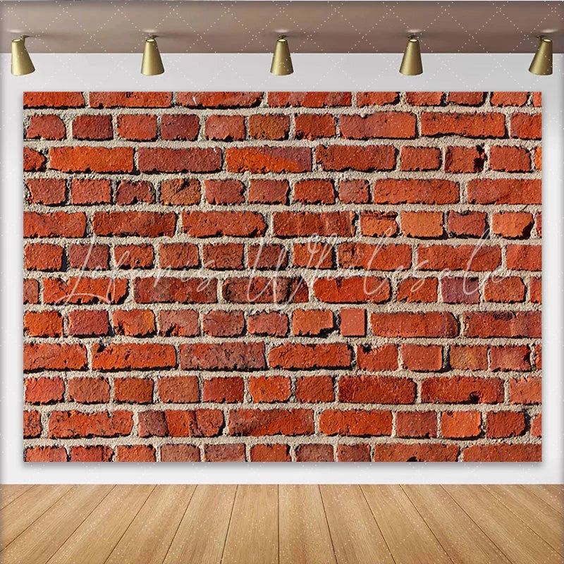 Lofaris Rote Ziegelwand Mauer Textur Rustikaler Hintergrund für Fotostudio und Partys professionelle Fotografie