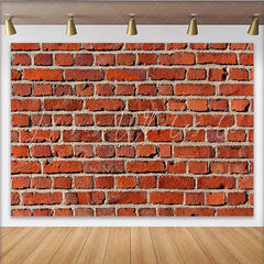 Lofaris Rote Ziegelwand Mauer Textur Rustikaler Hintergrund für Fotostudio und Partys professionelle Fotografie