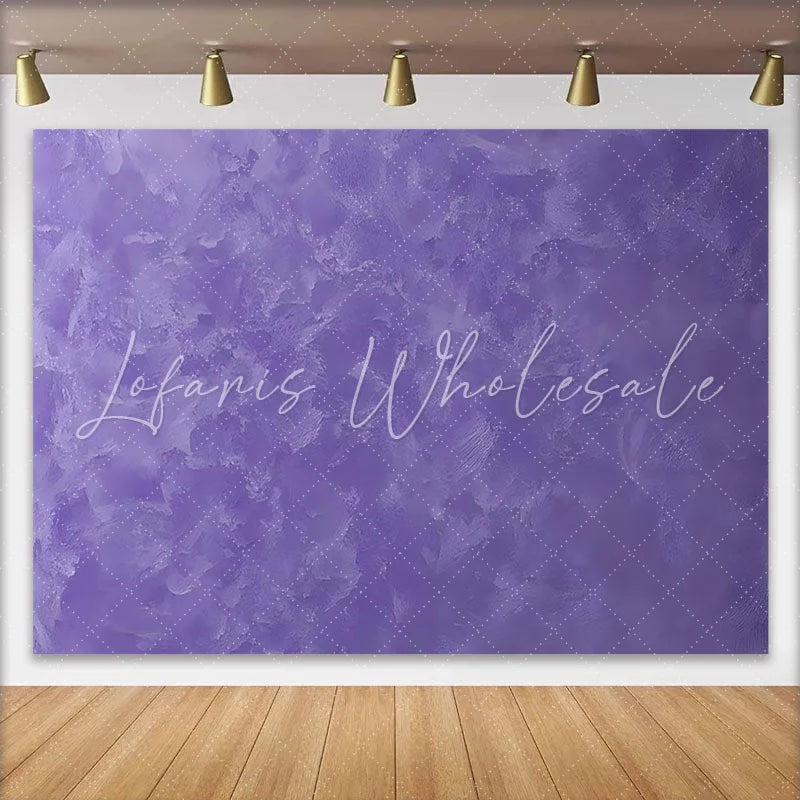 Lofaris Royal Purple Abstract Textured Backdrop Vivid Plaster Photography Background Professional Studio Prop