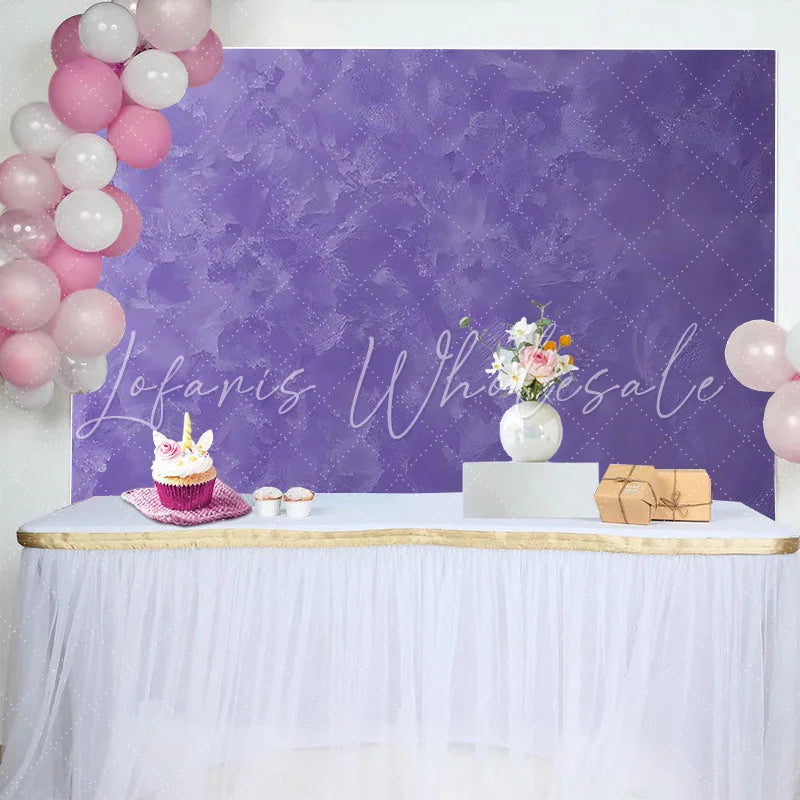 Lofaris Royal Purple Abstract Textured Backdrop Vivid Plaster Photography Background Professional Studio Prop