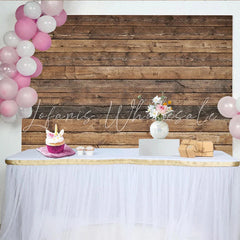 Lofaris Rustikaler Holzhintergrund mit Holzmaserung Vintage-Holzoptik ideal für Hochzeit Geburtstag