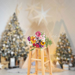 Lofaris Tent Stars Decoration Christmas Photography Backdrop