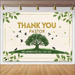 Lofaris Tree of Life Thank You Pastor Appreciation Backdrop Church Event Party Decorations Photography Background
