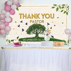 Lofaris Tree of Life Thank You Pastor Appreciation Backdrop Church Event Party Decorations Photography Background