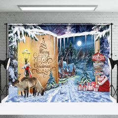 Lofaris Wild Field Signpost Story Book Christmas Backdrop