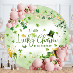 Lofaris Lucky Clover St Patricks Day Baby Shower Backdrop