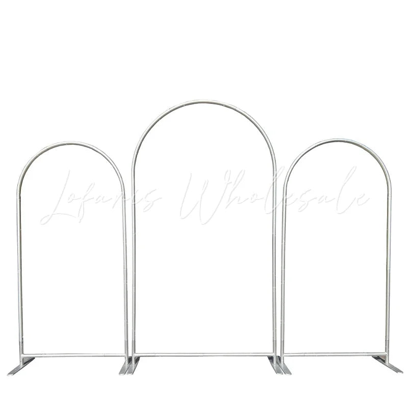 Lofaris Master With Dog Family Cartoon Arch Backdrop Kit