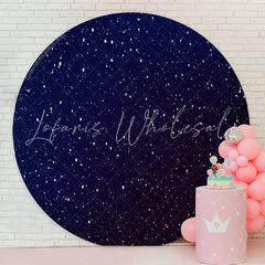 Lofaris Night Sky Sparkling Stars Happy Birthday Backdrop