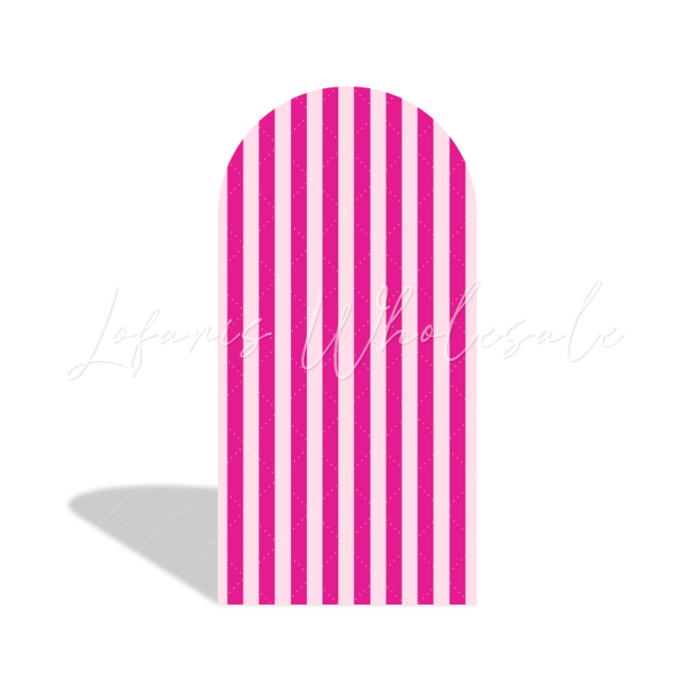 Pink Barbie Birthday Party Arch Backdrop Wall Cloth Cover
