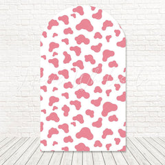Pink Little Farm Barn Fun Arch Backdrop For Toddler Birthday