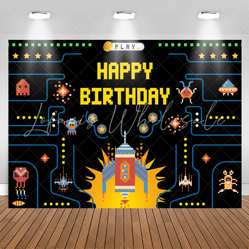 Lofaris Play Games Happy Birthday?Party Backdrop For Boy