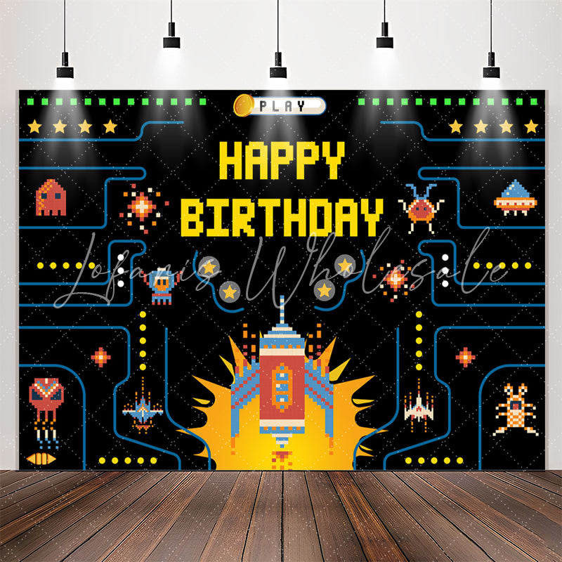 Lofaris Play Games Happy Birthday?Party Backdrop For Boy