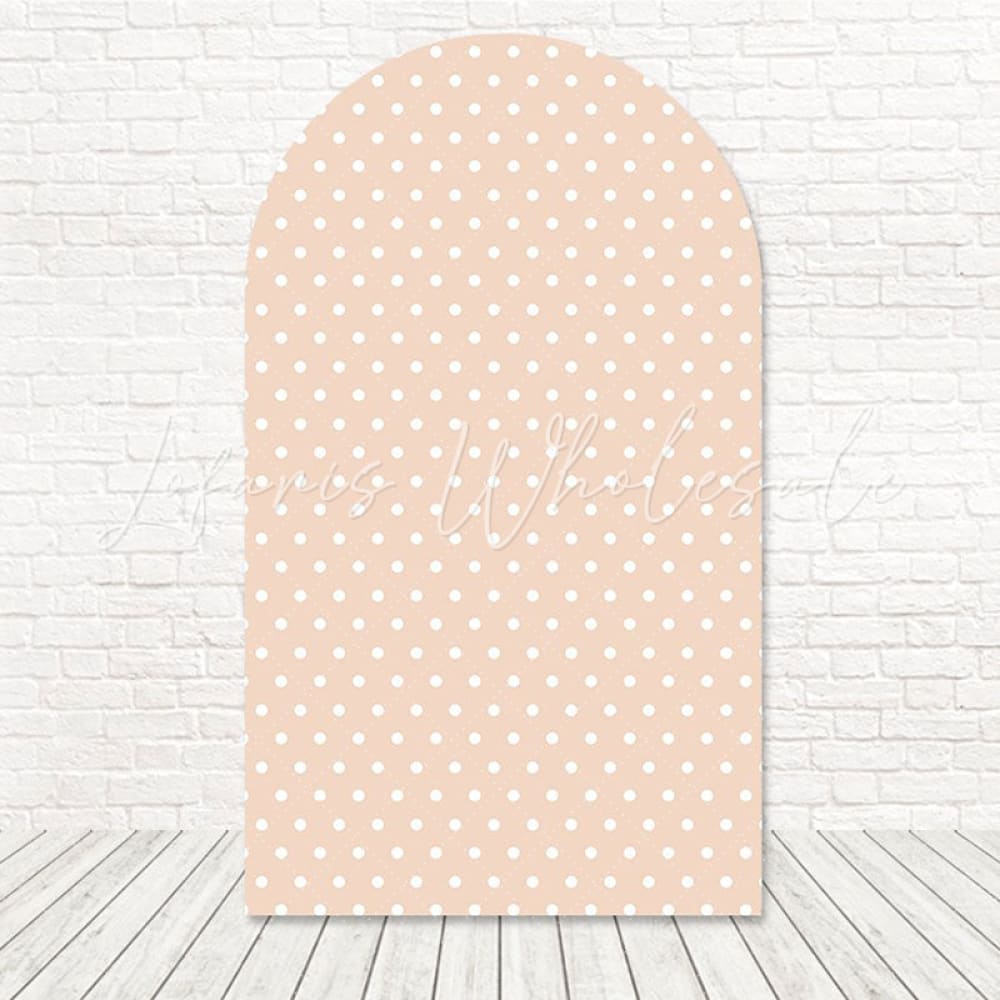 Polka Dots Playful Color Arch Backdrop For Kids Celebration Fun