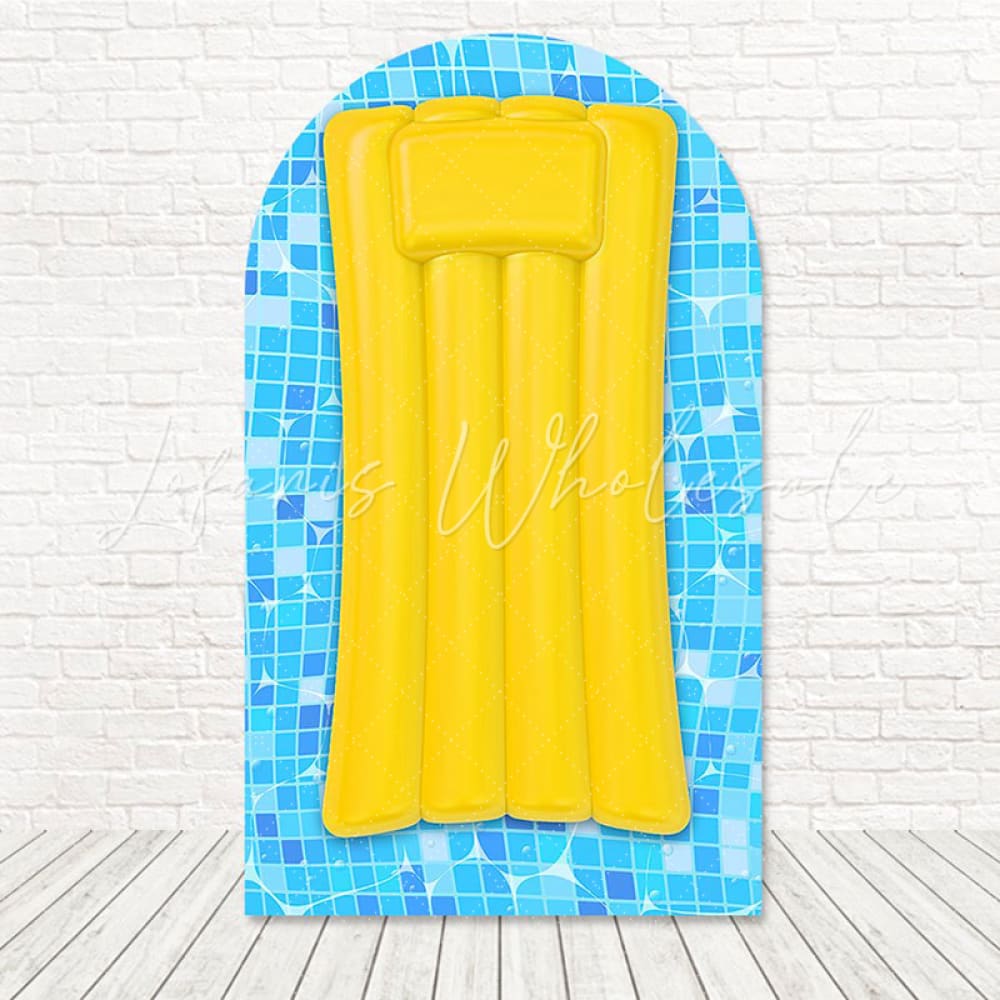 Pool Party Splash Water Fun Arch Backdrop For Summer Vibes