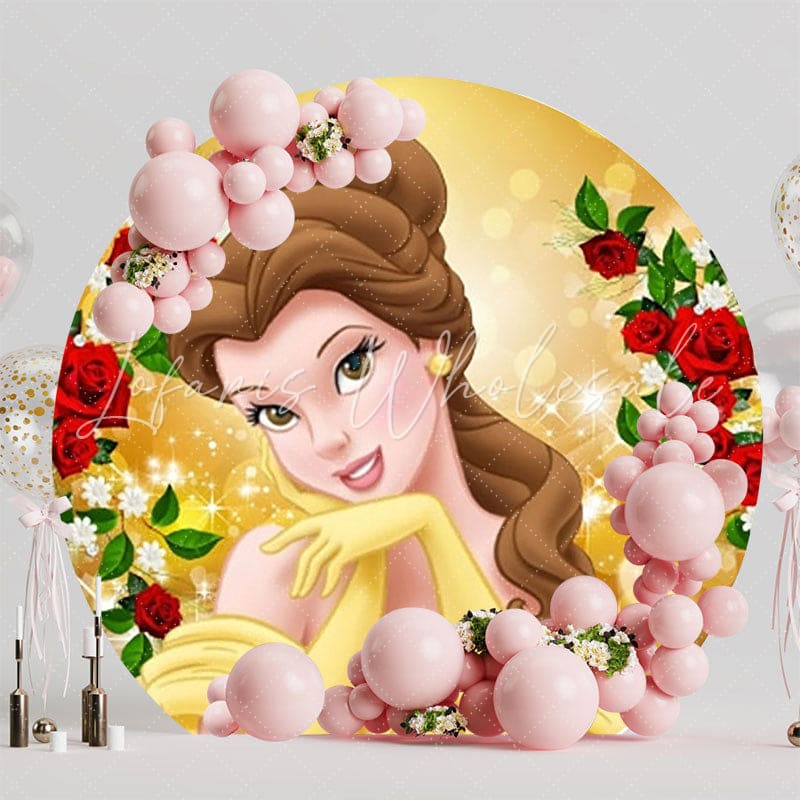 Princess Bella Fairytale Round Backdrop For Magical Celebrations