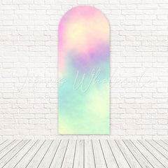 Rainbow Tie Dye Bold Joy Pattern Arch Backdrop For Peace Theme Day