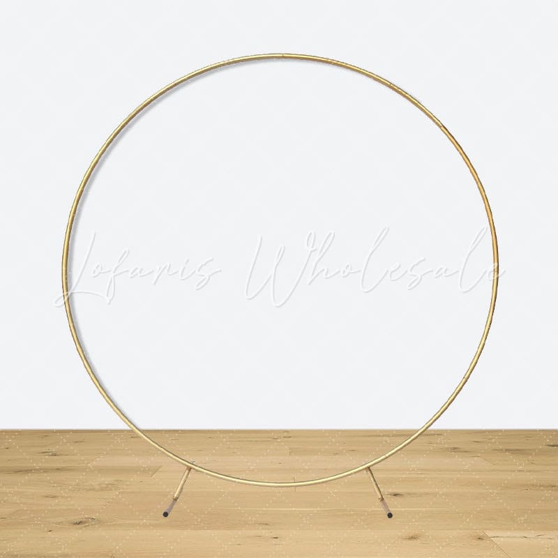 Lofaris Round Metal Sturdy Backdrop Stand for Decoration