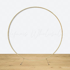 Lofaris Round Metal Sturdy Backdrop Stand for Decoration