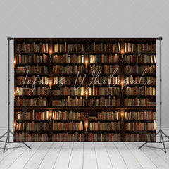 Lofaris Simple Bookshelf Lights Back to school Backdrop