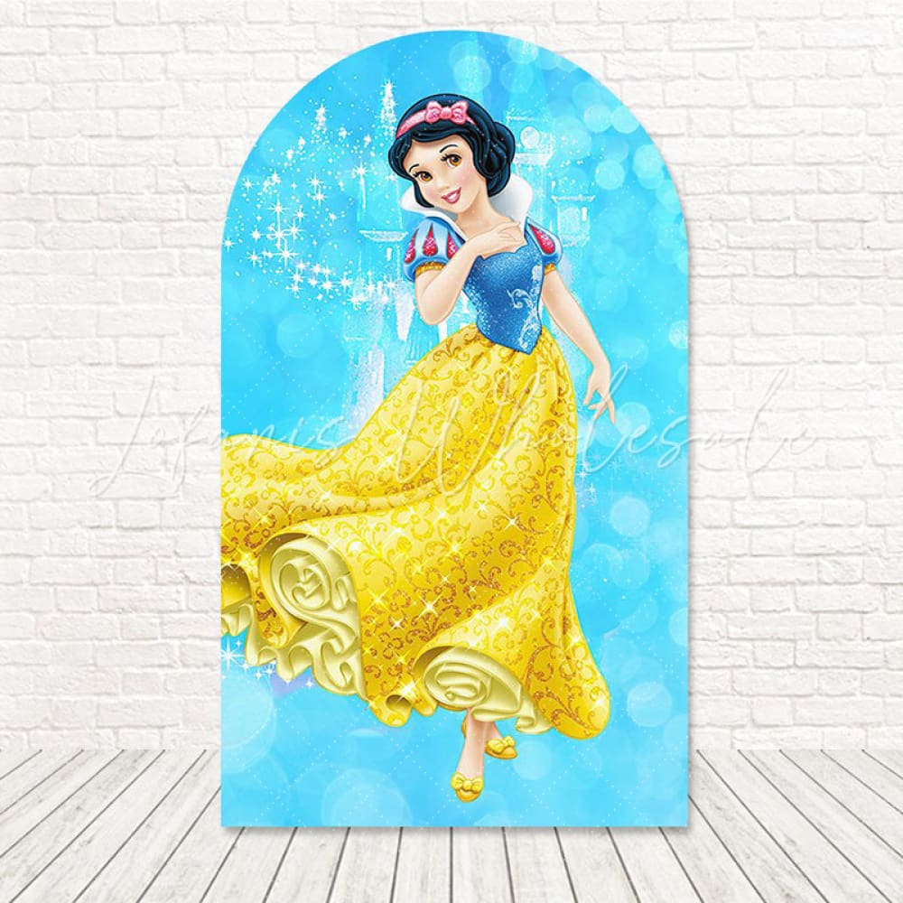 Snow White Fairytale Scene Arch Backdrop For Princess Birthday