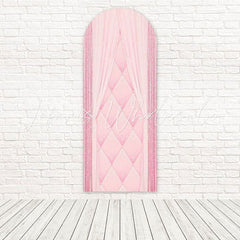 Soft Curtain Royal Glow Inspired Mood Arch Backdrop For Birthday Bash