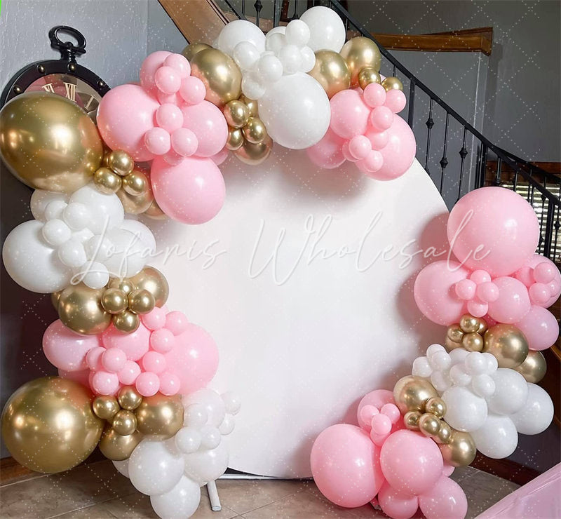 Lofaris Solid Color Round Backdrop Circle Covers for Party