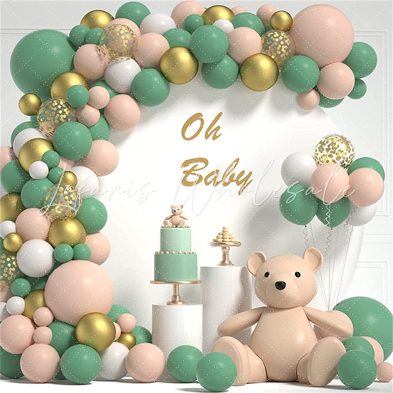 Lofaris Solid Color Round Backdrop Circle Covers for Party