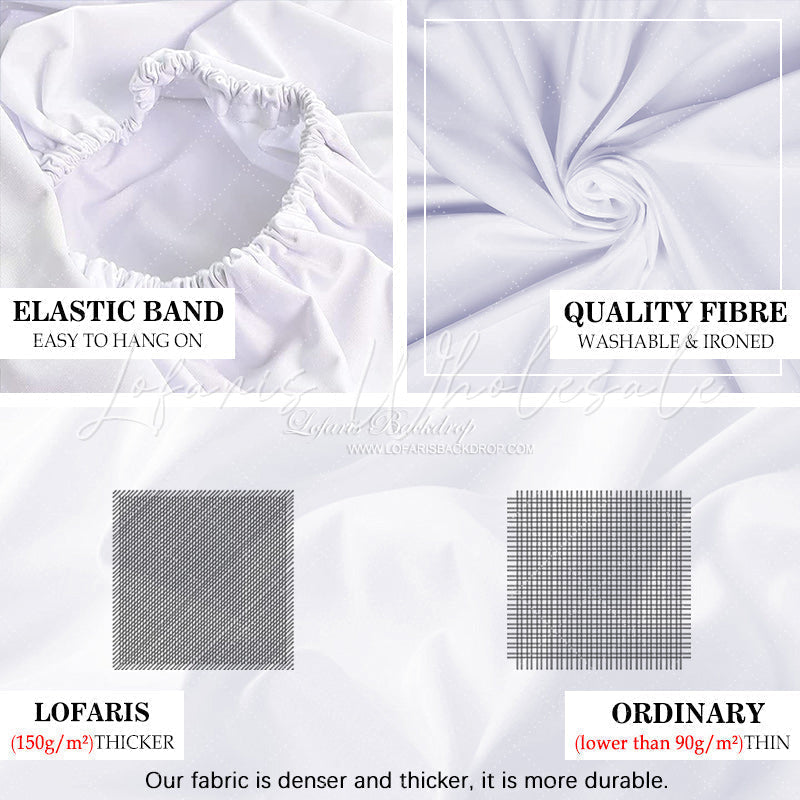 Lofaris Solid Color Round Backdrop Circle Covers for Party