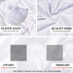 Lofaris Solid Color Round Backdrop Circle Covers for Party