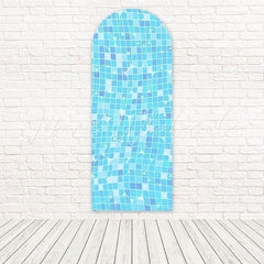 Summer Swimming Pool Water Splash Arch Backdrop For Backyard Event