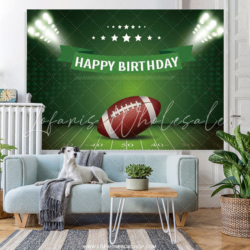 Lofaris Superbowl American Football Birthday Party Backdrop