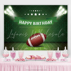 Lofaris Superbowl American Football Birthday Party Backdrop